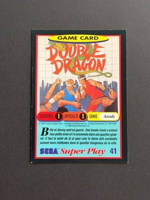 Panini - SEGA Super Play - Double Dragon - #41 - Occasion - Français