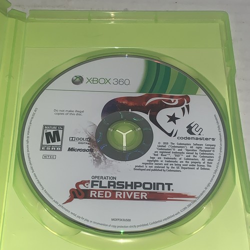 Operation Flashpoint: Red River (Microsoft Xbox 360, 2011) No Manual Not Tested - Picture 4 of 8
