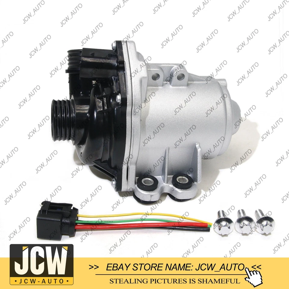 FEBI Electric Water Pump W/ Thermostat For BMW E60 E82 335i 535i X3 N54 N55 X5 - Image 3 of 4