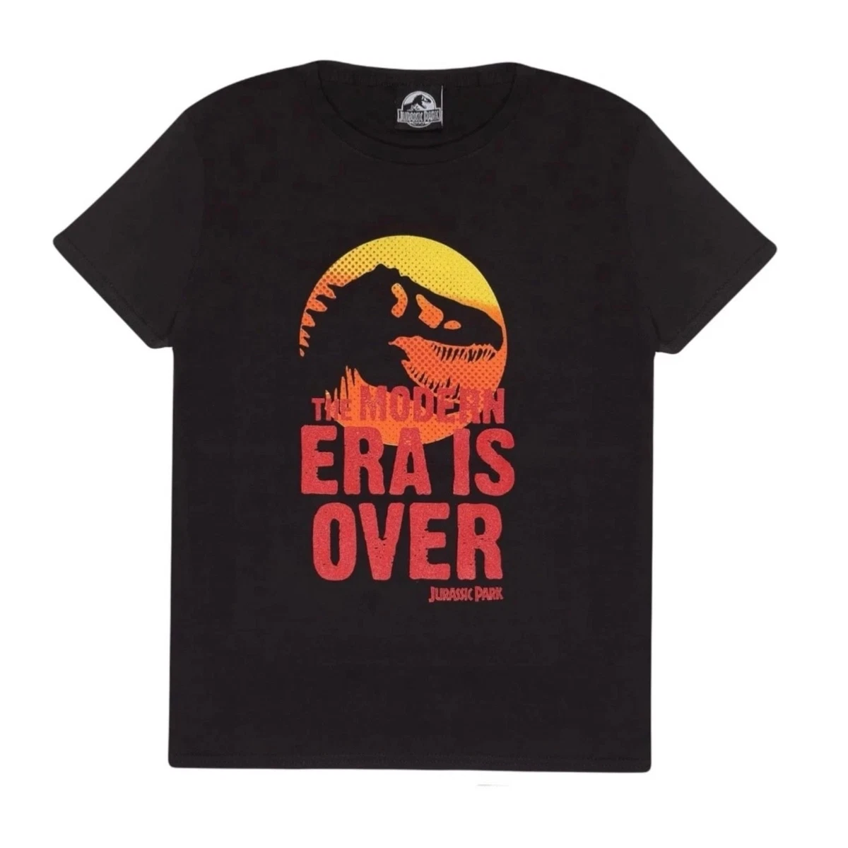 T-Shirt Mister Tee Kids Jurassic Park Big Logo Per Bambini E Ragazzi - Unisex