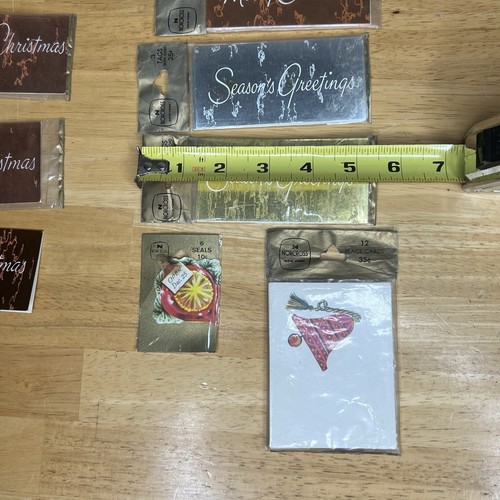 Vintage Lot Norcross New York Christmas Tags, Place Cards, & Seals MCM READ See - Picture 13 of 21