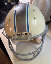 Schutt DNA Recruit Football Helmet 7960 USA Made White Grey Small 2009