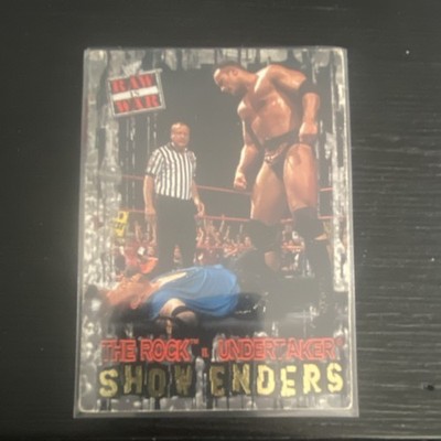 WWF Raw is War Show Enders #85 The Rock vs. Undertaker Fleer 2001