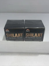 2 Sealed Shilajit Supplement 85+ Trace Minerals + Fulvic Acid, 10oz Each