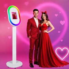 iPad Photo Booth Selfie Station Shell Stand Photobooth Machine for Wedding Party
