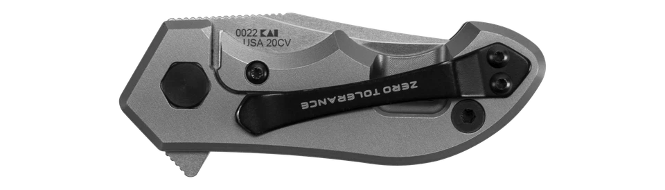 Cuchillos tolerancia cero bloqueo de marco fibra de carbono titanio 20CV acero inoxidable ZT 0022 Foto 2 de 2