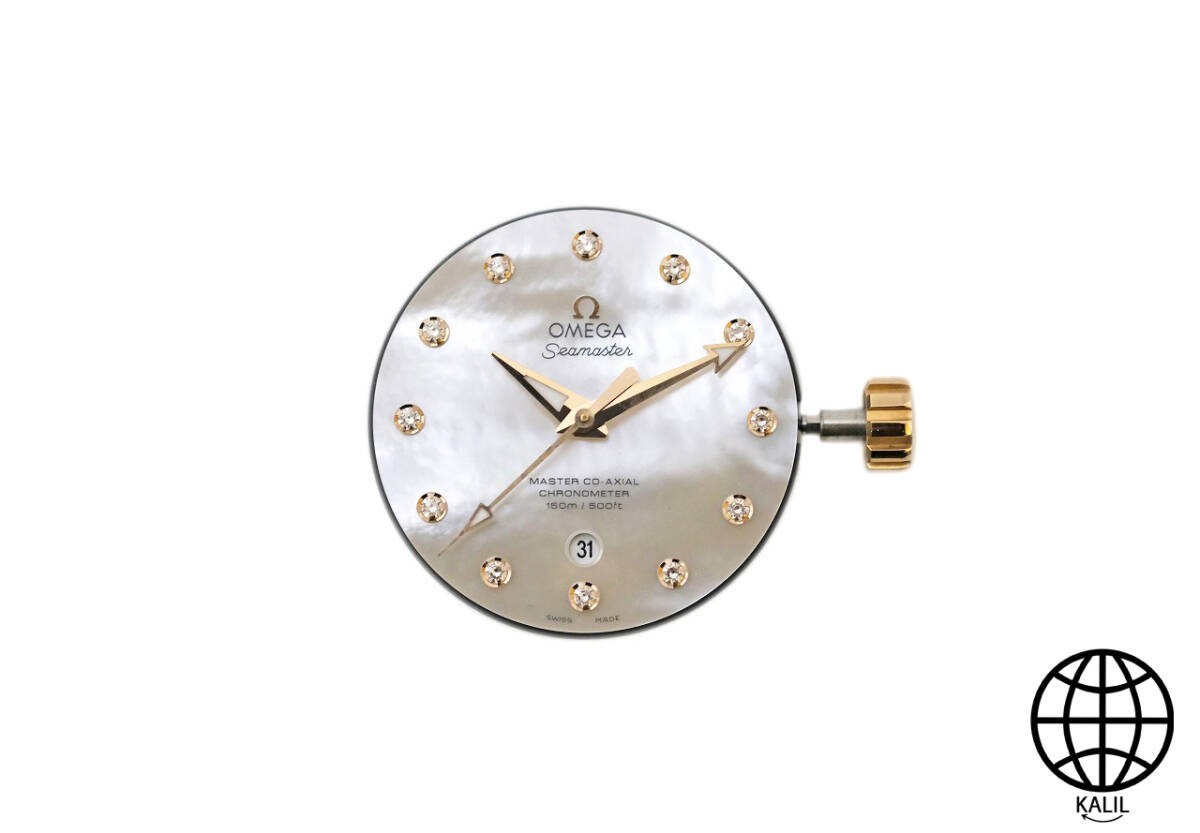 Omega Seamaster Co-Axial Diamond White Shell