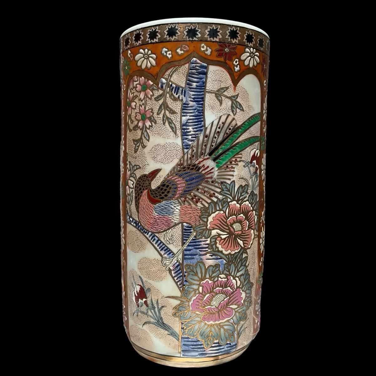 孔雀花瓶中国古董花瓶| eBay