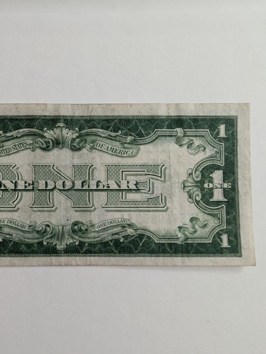$1 One Dollar Silver Certificate 1928 Funny Back - 第 6/6 張圖片