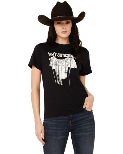 Wrangler Women's Saddle Short Sleeve Graphic Tee - 112344186
