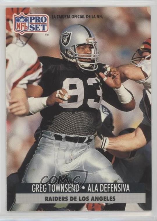 1991 Pro Set Spanish Greg Townsend #117 0il7