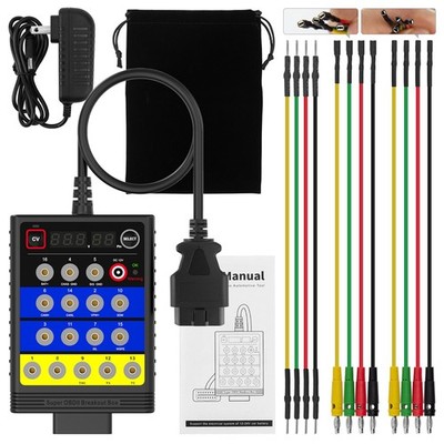 OBD2 Breakout Box Auto OBDII Protocol Detector 16-Pin CAN Bus Test Tool Kit