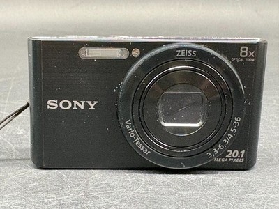 Sony Cyber-shot DSC-W830 20.1 MP Digitalkamera in Schwarz Top zustand