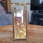 Quartz Gold Anniversary/Torsion Desk Clock Roman Numerals Battery Operated — photo 4
