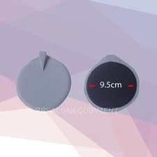 9.5cm Reusable Rubber Electrode Pads Replacement For Microcurrent Massager Unit