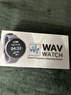 WAVwatch Smart Watch Sound Wave Therapy Device Graphite 2.0