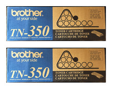 Lot of 2 Brother TN-350 Toner Cartridge Black New Sealed TN350