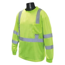 Radians St21-3Pgs-M Unisex Long Sleeve Shirt, Type R Class 3, Pullover, Hi-Vis
