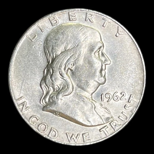 1962-D Franklin Half Dollar, XF