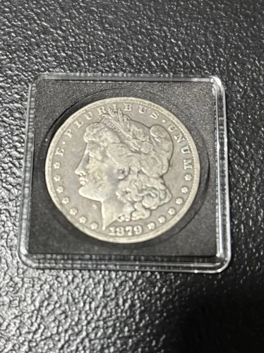Morgan Silver Dollar $1 1879 Carson City VG Very Good Circulated Coin