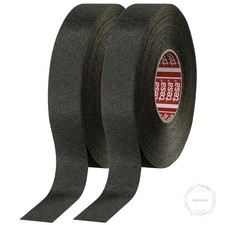2 Tesa 51036 PET Cloth High Heat Electrical Tape for Wire Harness, Cables for