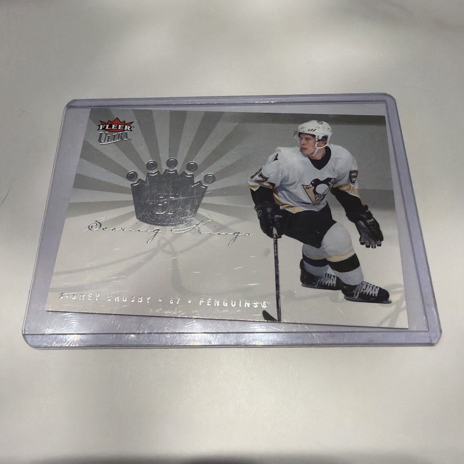 2005 FLEER ULTRA #SK11 SIDNEY CROSBY SCORING KINGS ROOKIE RC