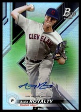 2019 Bowman Platinum Top Prospects Autographs Alex Royalty Auto Cleveland