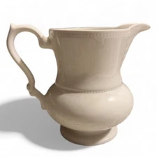 Lord Nelson Pottery White Pitcher Home Decir Gift Collect