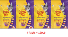 4 Packs Meow Mix Original Choice Dry Cat Food All Ages 30lb