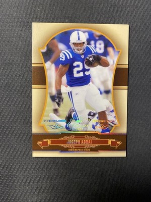 Joseph Addai 2007 Donruss Classics Timeless Tributes Silver SSP /50