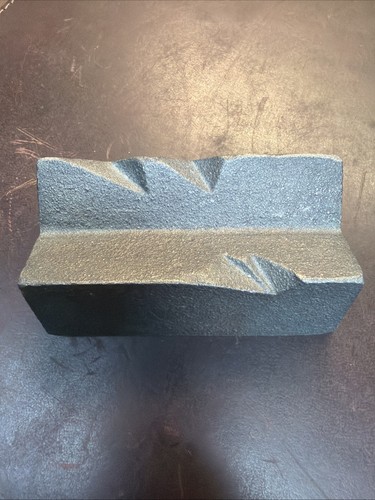 Large Metal V-Block With Grooves To Hold Dent Rods 4x2” | 2 Legs