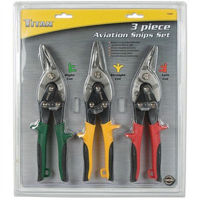 Titan 11463 TITAN AVIATION SNIPS 3-PC SET (LEFT / RIGH