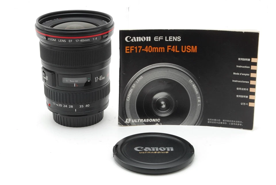 Canon EF LENTE 17-40mm 1:4 L AF lente de cámara montaje EF de JAPÓN... - Imagen 3 de 4