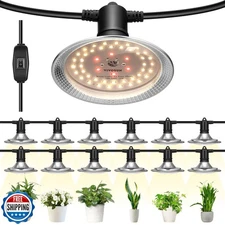 VIVOSUN Outdoor LED Grow Lights, Waterproof String Grow Light, Fu