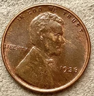 1936p  Lincoln Wheat Cent - [AU] About Uncirculated - High Grade ~ B919