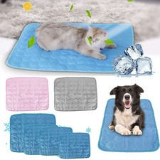 18"/24"/ 27"/40" Pet Cooling Mat Cool Pad Comfortable Cushion Bed Summer Dog Cat