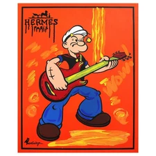 Nastya Rovenskaya- Mixed Media "Rocking Sailor"