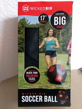 Wicked Big Sports SOCCER BALL 17" Diameter w Pump  Needle