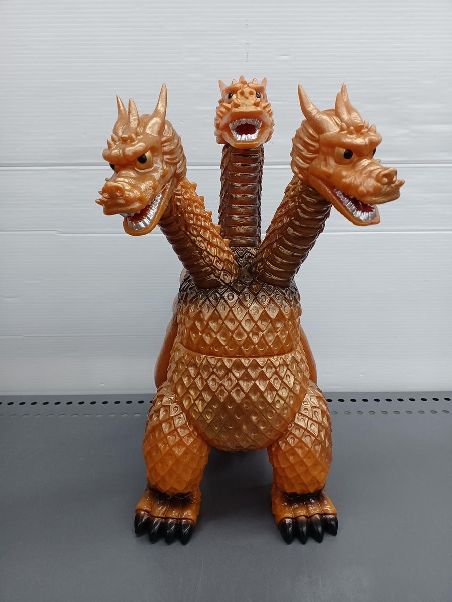 PLEX Great Zaurus King Ghidorah Godzilla Sofubi Vinyl Figure Japan