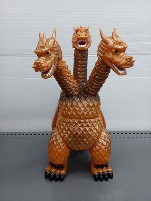 PLEX Great Zaurus King Ghidorah Godzilla Sofubi Vinyl Figure Japan Rare