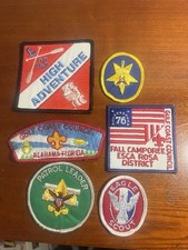 VTG Boy Scouts Patch Lot – Eagle Scout – Gulf Coast Council – 1970s Pensacola FL