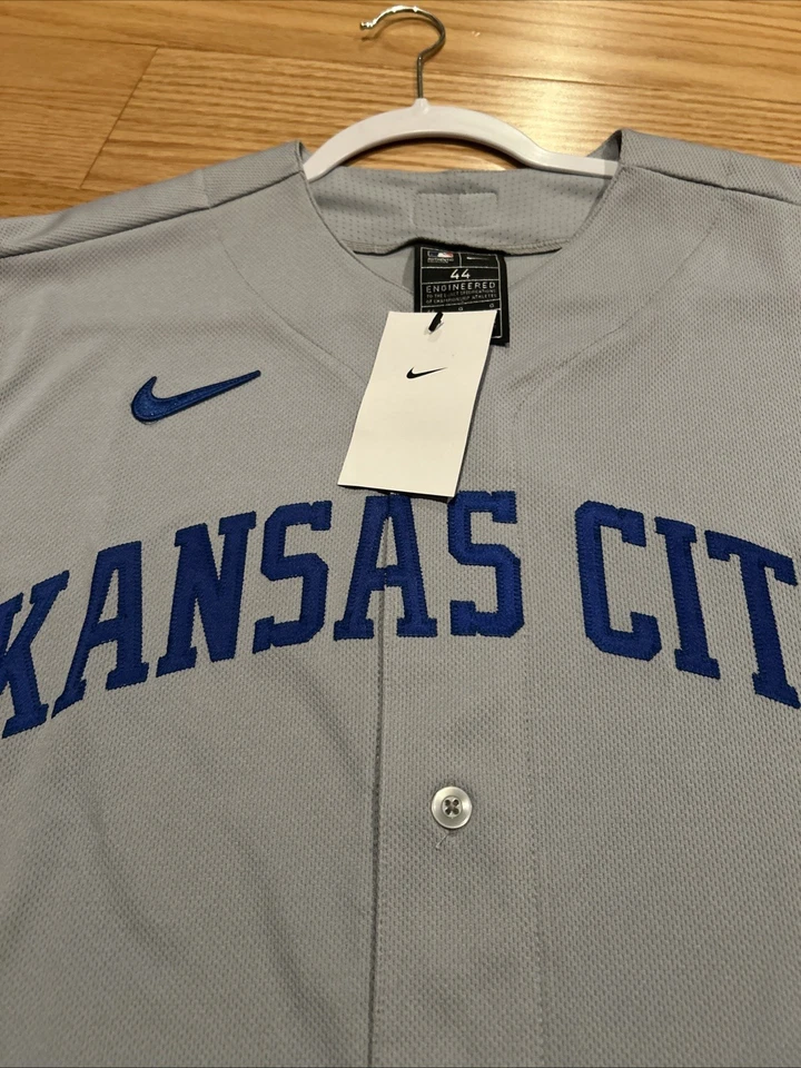 Camiseta Nike MLB Kansas City Royals Connect edición jugador auténtica 8900 L 44 para hombre Foto 3 de 4
