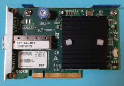2x 10GbE SFP+ NIC PCIe HP FlexFabric 10Gb 2-port 560SFP+ 682148-B21