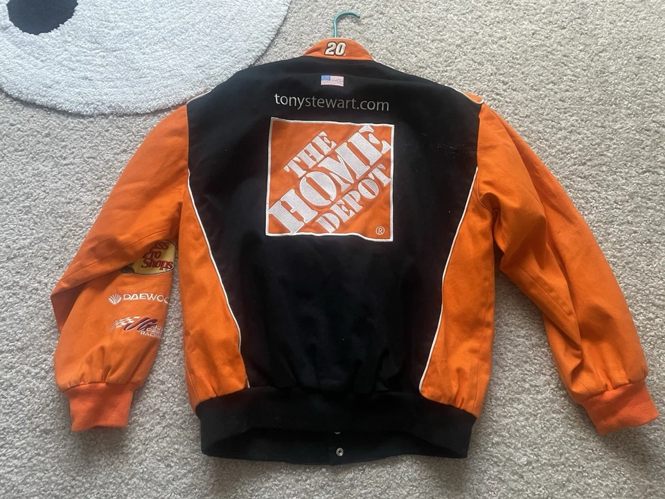 Tony Stewart Home Depot Nascar racing jacket size large - Image 4 of 4