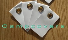 4 Ultralight Black Self Adhesive Grommet Tabs for Tyvek Ground Cloth Sheets for sale online