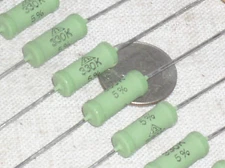 10 LOT NEW 330K OHM 3 W WATT 5% MF METAL OXIDE FILM AXIAL POWER RESISTOR USA