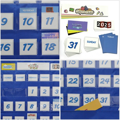Holiday Tips Hanging Bag Office Work Reminder Calendar Memo Note Storage - Picture 8 of 12