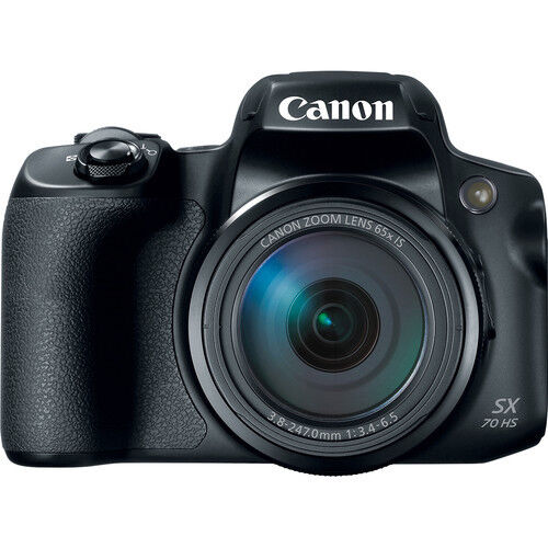 Canon PowerShot SX70 HS Digital Camera 65x Zoom 4K - Black - Picture 1 of 8