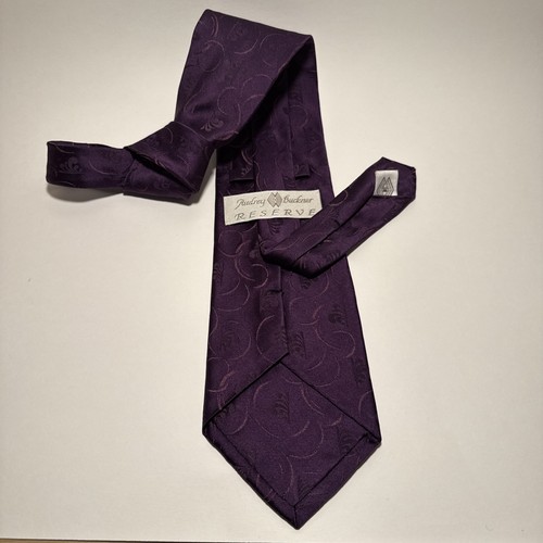 Audrey Buckner Res Vintage Purple Silk Tie Genevieve Morton Father’s Day Gift