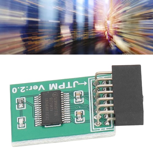 For MSI TPM 2.0 Module 14 Pin LPC Interface TPM Module Board For Win11 Green ◈ - Picture 3 of 12